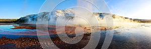 Grand Prismatic Spring Panorama