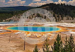 Grand Prismatic Spring, Yellowstone national park, USA