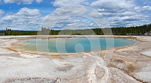 Grand Prismatic Spring. Yellowstone National Park.