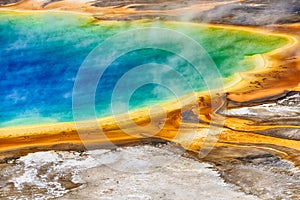 Grand Prismatic Spring in Yellowstone National Park