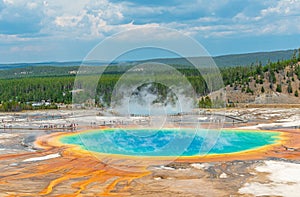 Grand Prismatic Spring, Yellowstone national park