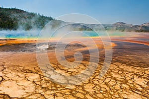 Grand Prismatic Spring in Yellowstone National Park