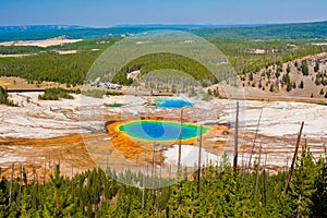 Grand Prismatic Spring in Yellowstone National Park