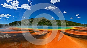 Grand Prismatic Spring in Yellowstone National Park