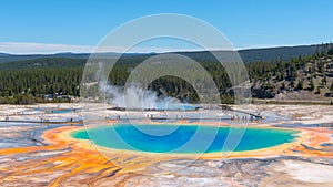 Grand Prismatic Spring, Yellowstone National Park, Wyoming