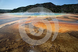 Grand Prismatic Springs Yellowstone