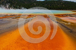 Grand Prismatic Springs, Yellowstone National Park, Wyoming