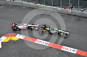 Grand Prix Monaco 2012 - McLaren and Caterham