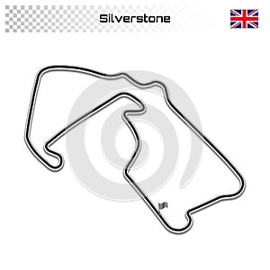 Grand prix race track for motorsport and autosport