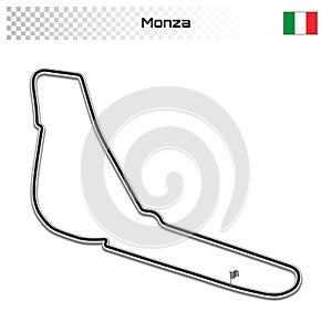 Grand prix race track for motorsport and autosport