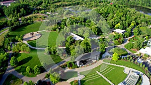 Grand Rapids Charter Township, Aerial View, Meijer Gardens, Michigan