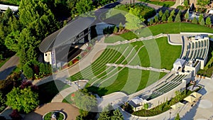 Grand Rapids Charter Township, Meijer Gardens, Michigan, Aerial View