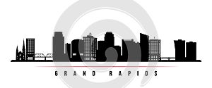 Grand Rapids skyline horizontal banner.