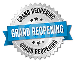 Grand reopening badge