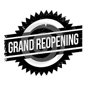 Grand reopening stamp
