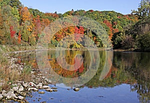 Grand River Fall Reflection