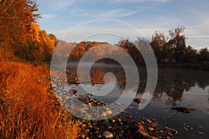 The Grand River at Sunrise