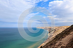 Grand Sable Dunes Overlook in Grand Marais Michigan