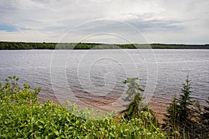 Grand Sable Lake overlook at Pictured Rock National Lakeshore Michigan