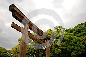 Grand Shrine Gate at Meiji Jingu Temple