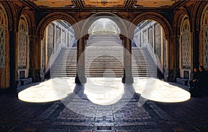 Grand staircase at Central Park