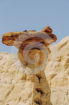 Grand Staircase-Escalante national monumen. Toadstools, an amazing balanced rock formations