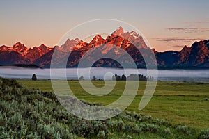 Grand Teton Dawn