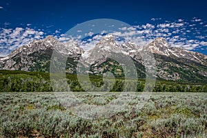 Grand Teton Mountain Range