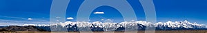 Grand Teton Mountain Range Multi Photo Panorama