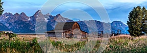 Grand Teton mountains scenic view