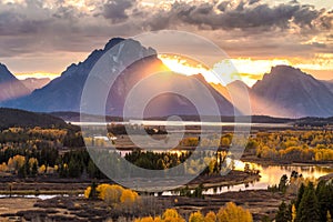 Grand Teton National Park in autumn