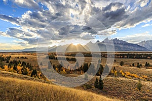 Grand Teton National Park in autumn