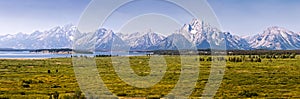 Grand Teton national park panorama, Wyoming