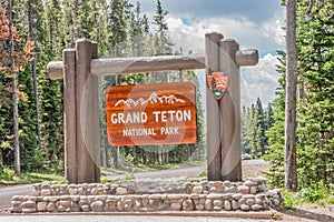 Grand Teton National Park Sign