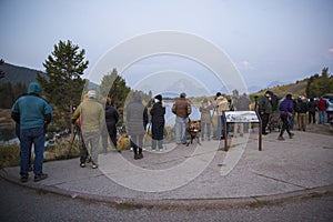 Photographers Waiting for Sunrise in Grand Teton