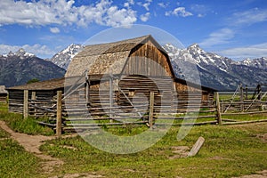 Grand Teton Range Barn Views