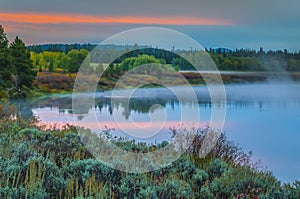 Grand Teton Reflection at Sunrise