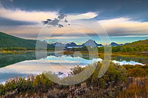 Grand Teton Reflection at Sunrise