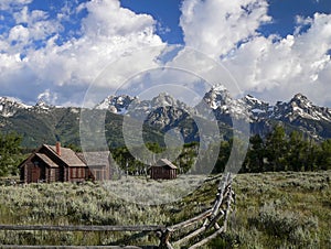 Grand Tetons and Chapel of the Transfiguration