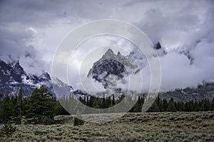 Grand Tetons Fall scenic landscapes