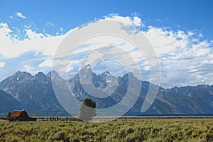 Grand Tetons Mormon Row farmhouse