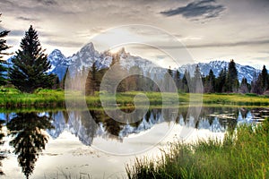 Grand Tetons reflection