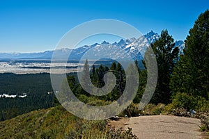 Grand Tetons from a Signal Mountain overlook