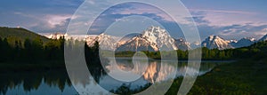 Grand Tetons at sunrise