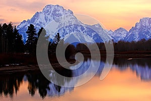 Grand Tetons Sunset