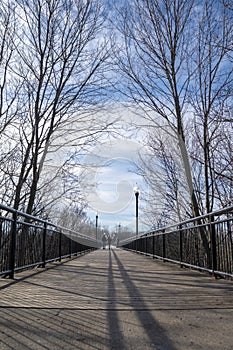 Grand Trunk Rail Bridge in St. Mary`s, Ontario