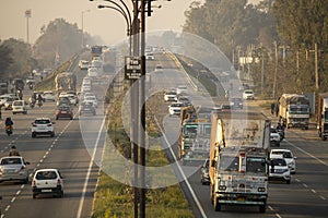 Grand Trunk Road NH1 From Haryana India image for editorial use