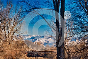 Grand Valley Colorado Winter Landscape