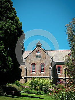 The grand view of Abbotsford Convent during sunny day