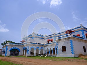 Grand view of Bastar Palace, Jagdalpur, Chhatisgarh, India. Headquarters of Bastar kingdom